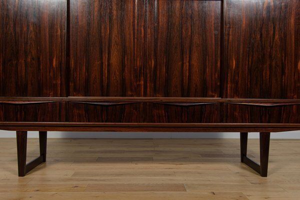 photo vintage Mid Century Danish Rosewood Sideboard By E.W. Bach For Sejling Skabe, 1960s