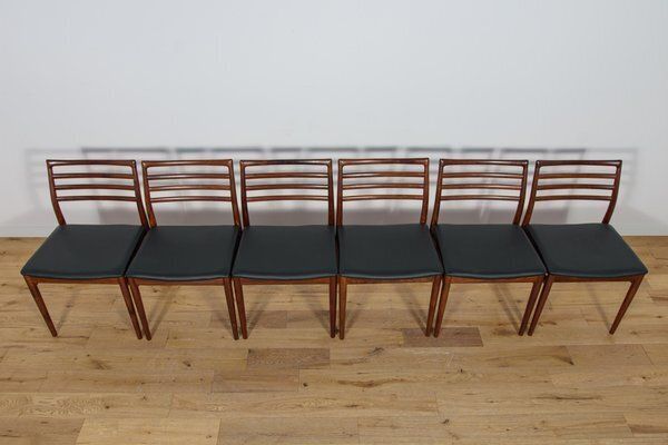 Mid Century Rosewood Dining Chairs By Erling Torvits For Sorø Stolefabrikta, Denmark, 1960s, Set Of 6 photo 5189.0