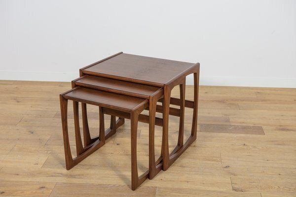 Mid Century Teak Nesting Tables By R. Benett For G Plan, United Knigdom, 1970s, Set Of 3 photo 628.0