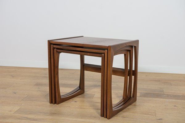 Mid Century Teak Nesting Tables By R. Benett For G Plan, United Knigdom, 1970s, Set Of 3 photo buy