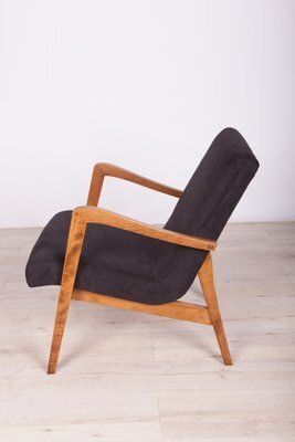 photo for sale Set Of Type 300 138 Beech Armchairs From Bystrzyckie Furniture Factory, 1960s