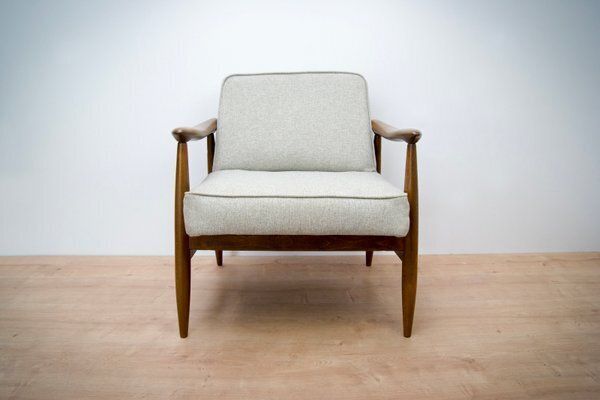 Set Of Gfm 87 Armchairs By Juliusz Kedziorek For Gościcińskie Furniture, 1960s photo Furniture