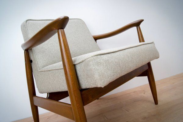 Set Of Gfm 87 Armchairs By Juliusz Kedziorek For Gościcińskie Furniture, 1960s photo buy