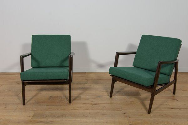 Set Of Model 300 139 Armchairs From Swarzędz Furniture Factory, 1960s