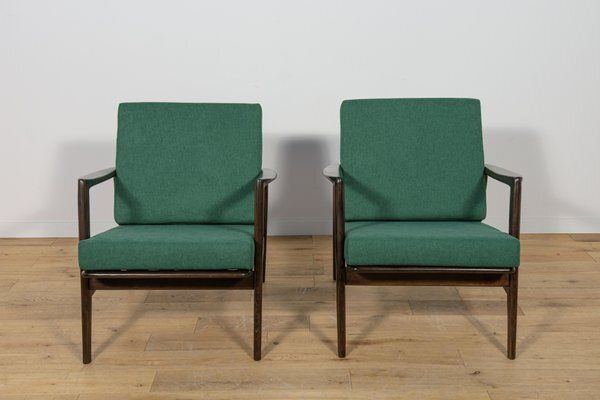 Set Of Model 300 139 Armchairs From Swarzędz Furniture Factory, 1960s photo for sale