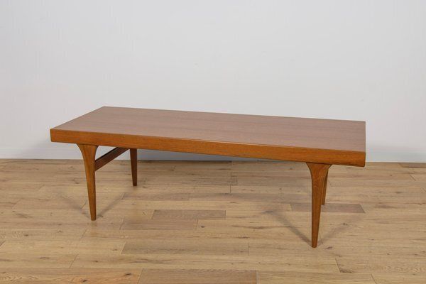 Mid Century Teak Coffee Table By Johannes Andersen For Cfc Silkeborg, Denmark, 1960s