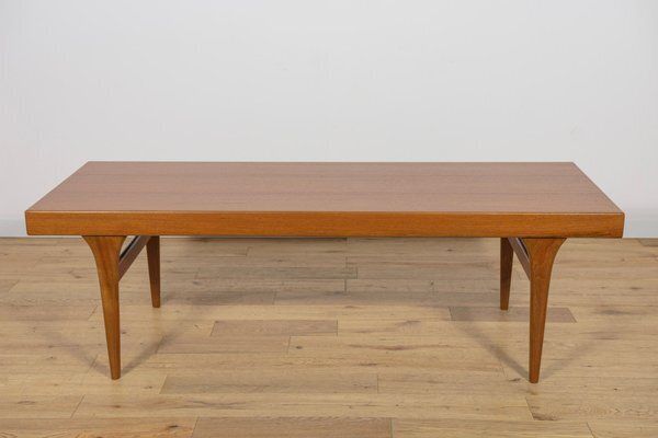 Mid Century Teak Coffee Table By Johannes Andersen For Cfc Silkeborg, Denmark, 1960s photo for sale