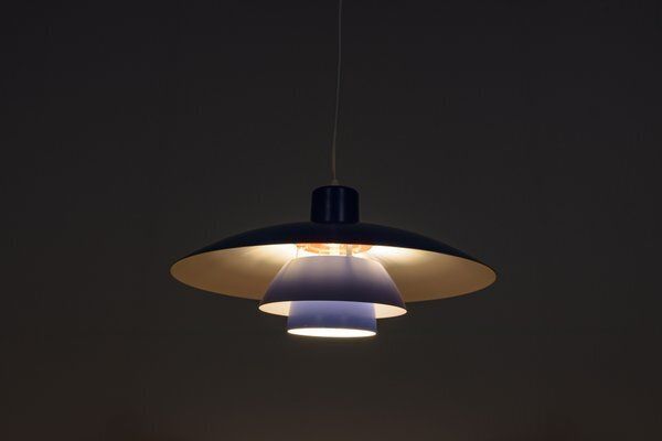 Mid Century Ph4 Pendant Lamp By Poul Henningsen For Louis Poulsen, Denmark, 1960s photo Lighting