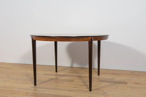 Mid Century Round Rosewood Dining Table Model 71 By Severin Hansen For Haslev Møbelsnedkeri, 1960s photo furniture