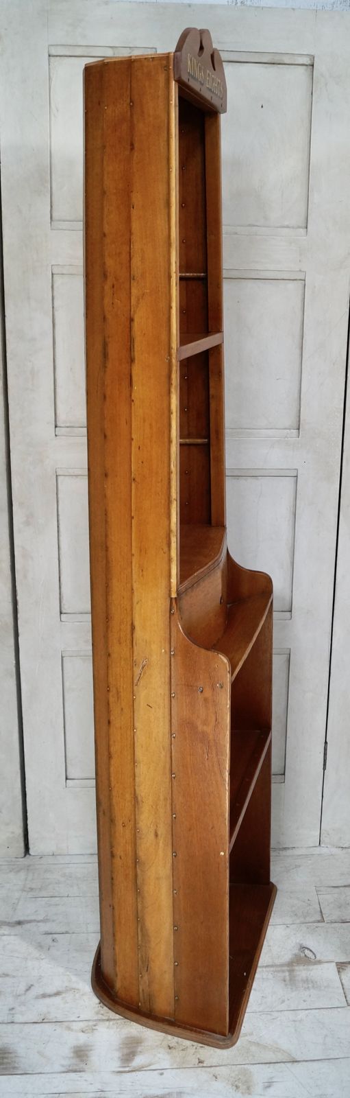 photo furniture Antique Clinker Boat Book Shelf