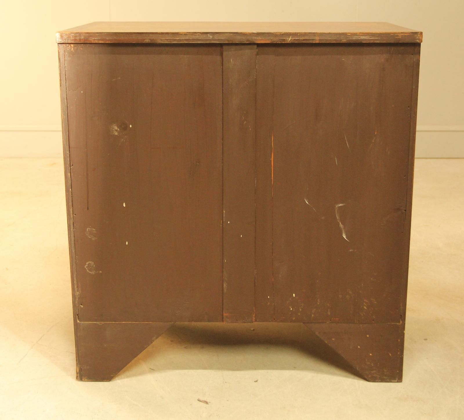 photo for sale Early 20th Century Mahogany Bow Front Chest Of Drawers