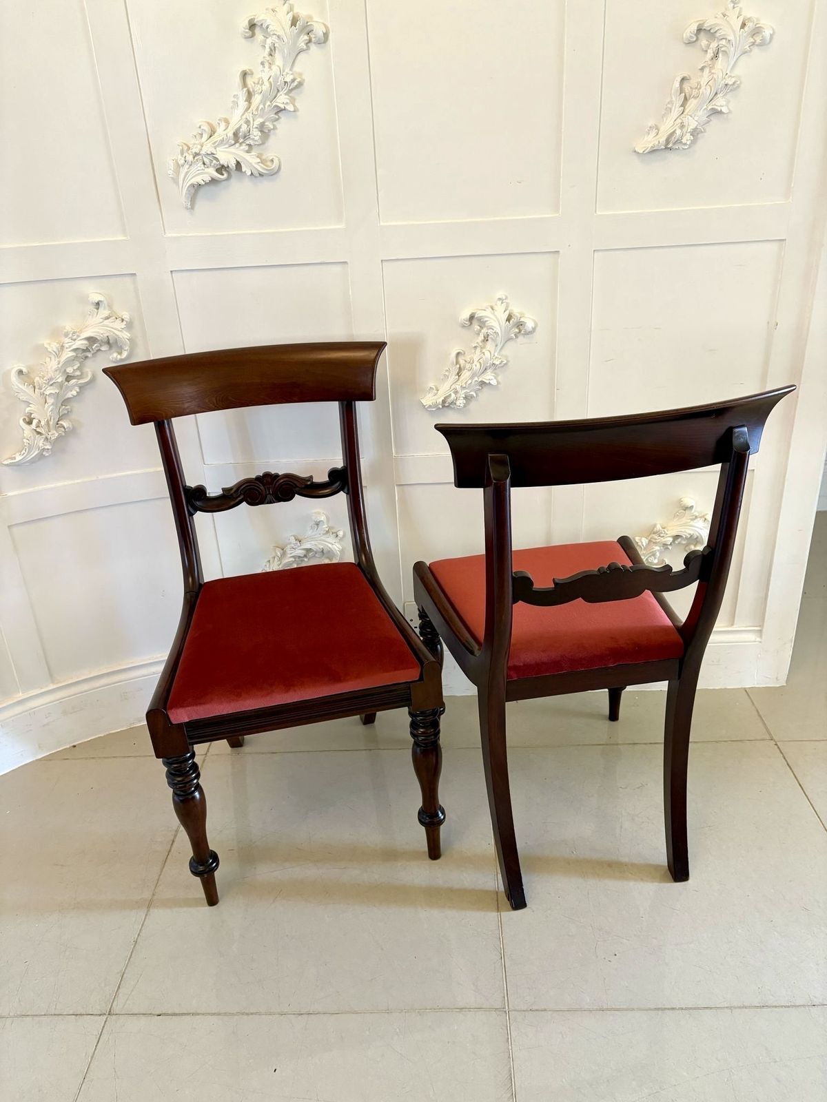 Set Of 8 Antique 19th Century Quality Mahogany Dining Chairs photo for sale