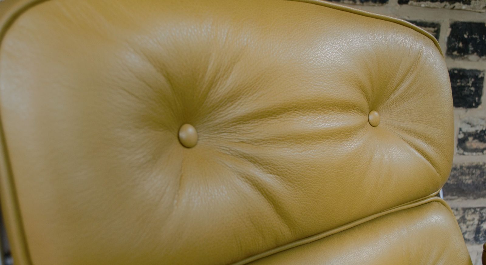 photo for sale Eames Lobby Chair    Restored / New Leather Upholstery ( See Images )