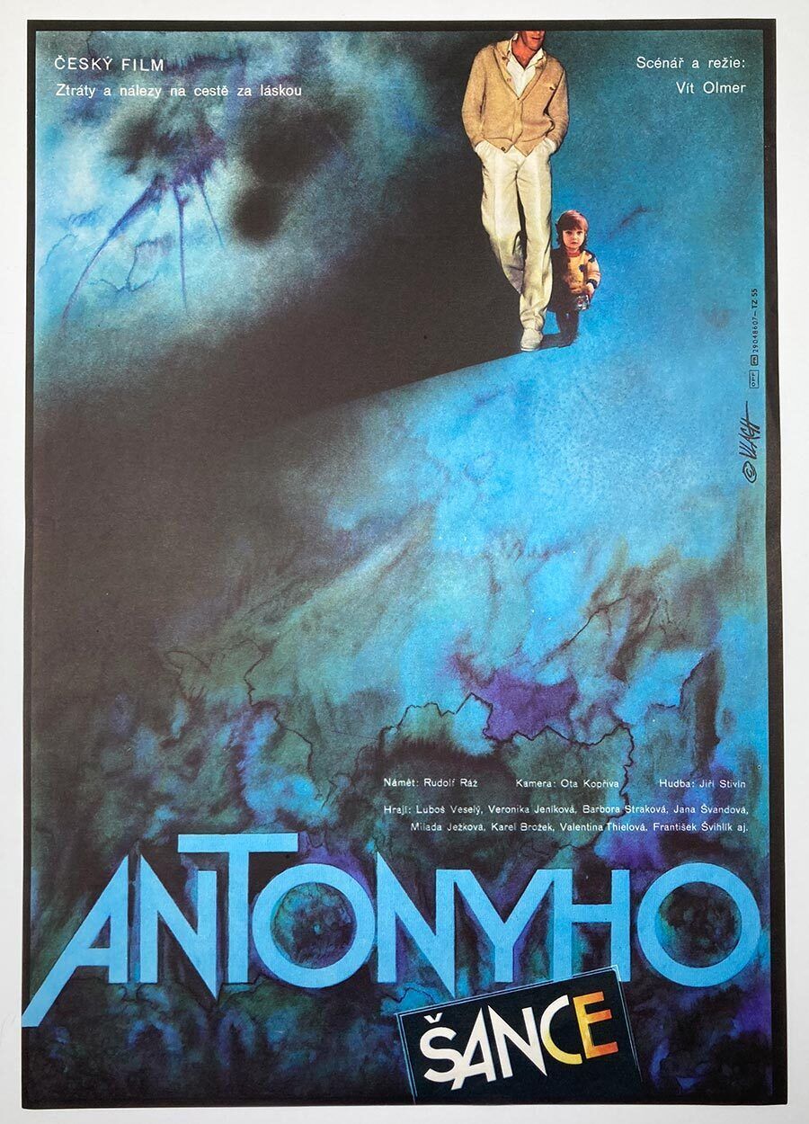 Original Film Poster, Anthony’s Chance, Zdeněk Vlach, 1986