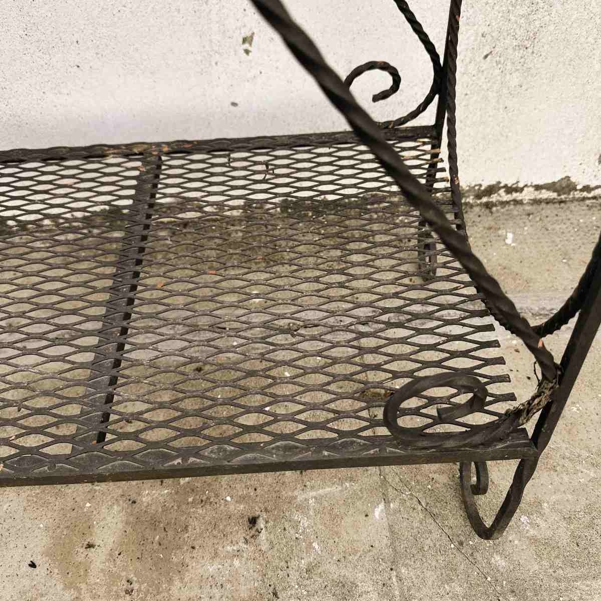 Rustic Design Iron Plant Stand, Ideal For Adding An Elegant Touch To Your Garden. photo Home Decor