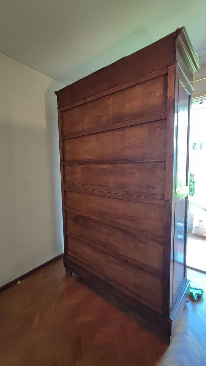 Large Vintage Wooden Closet photo furniture