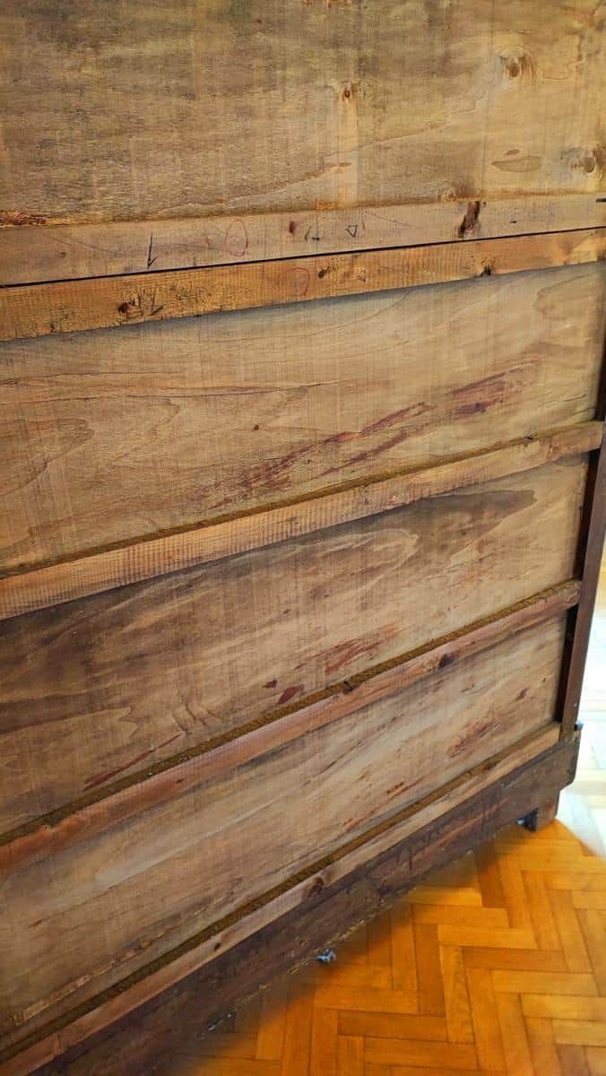 Large Vintage Wooden Closet photo for sale