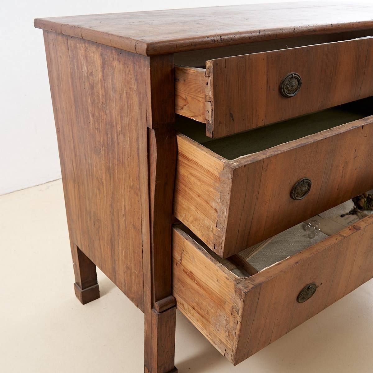 Como Empire 3 Drawers Early 19th Century With Volutes photo vintage