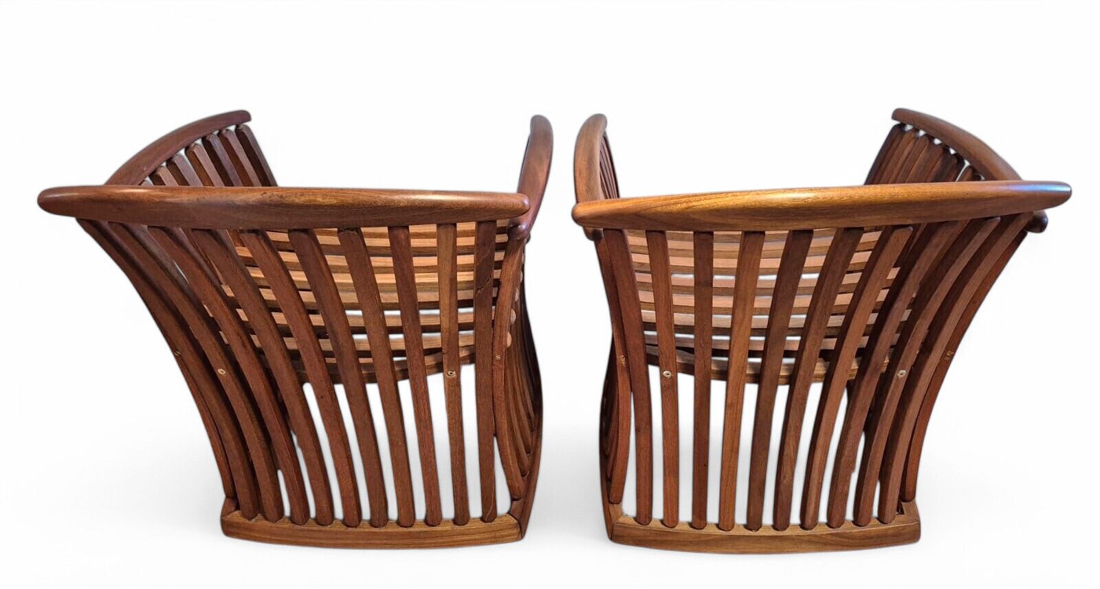 Pair Of Canadian Bentwood Steamer Armchairs By Designer Thomas Lamb photo furniture