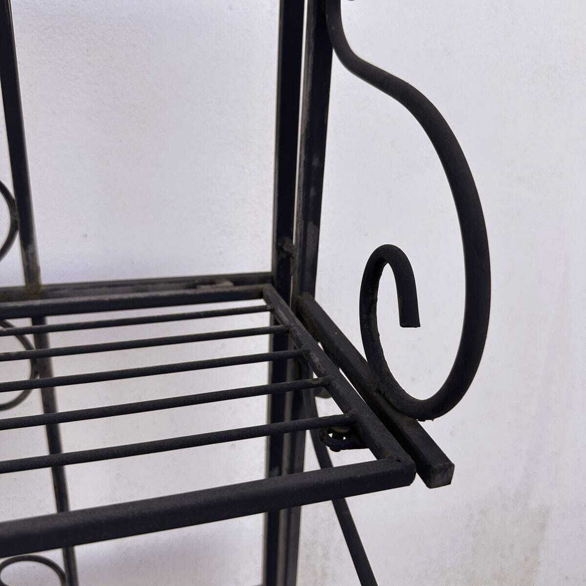 Iron Shelf With Mosaic Patterns, An Artistic Piece To Embellish Your Spaces. photo furniture