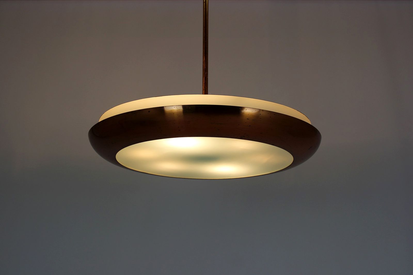 photo buy Bauhaus Ufo Pendant Lamp By Josef Hurka For Napako, 1930s