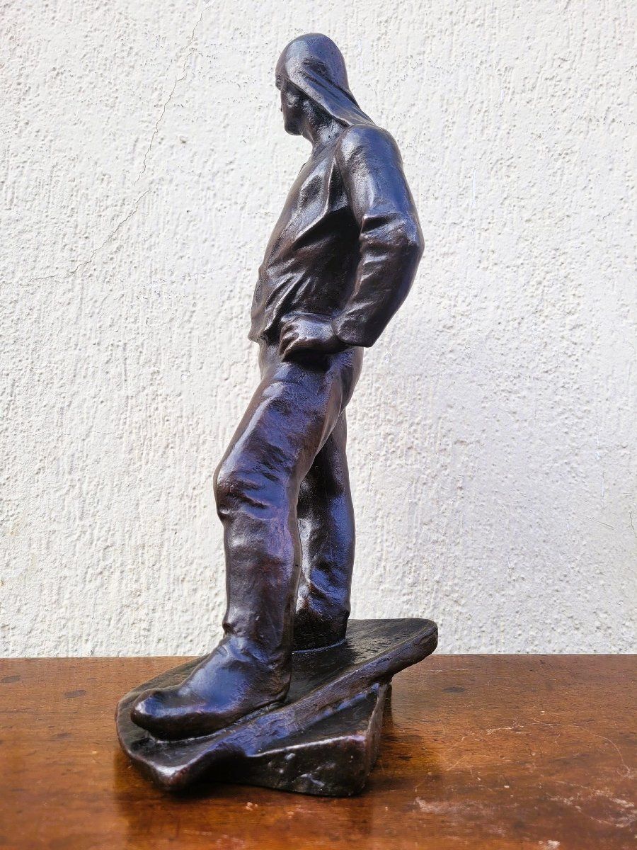 C Meunier, The Stevedore Of The Port Of Antwerp, Signed Bronze, 19th Century photo vinterior