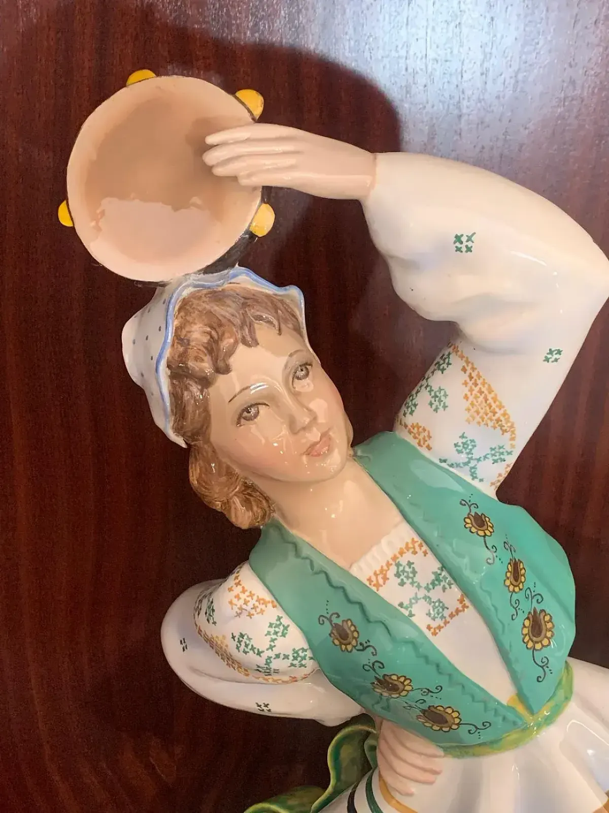 photo furniture Ceramic Figure Of A Dancing Girl From Le Bertetti, 1940s