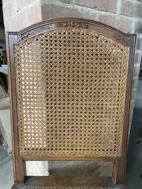 Suite De 6 Chaises Style Louis XIV En Cannage photo vinterior