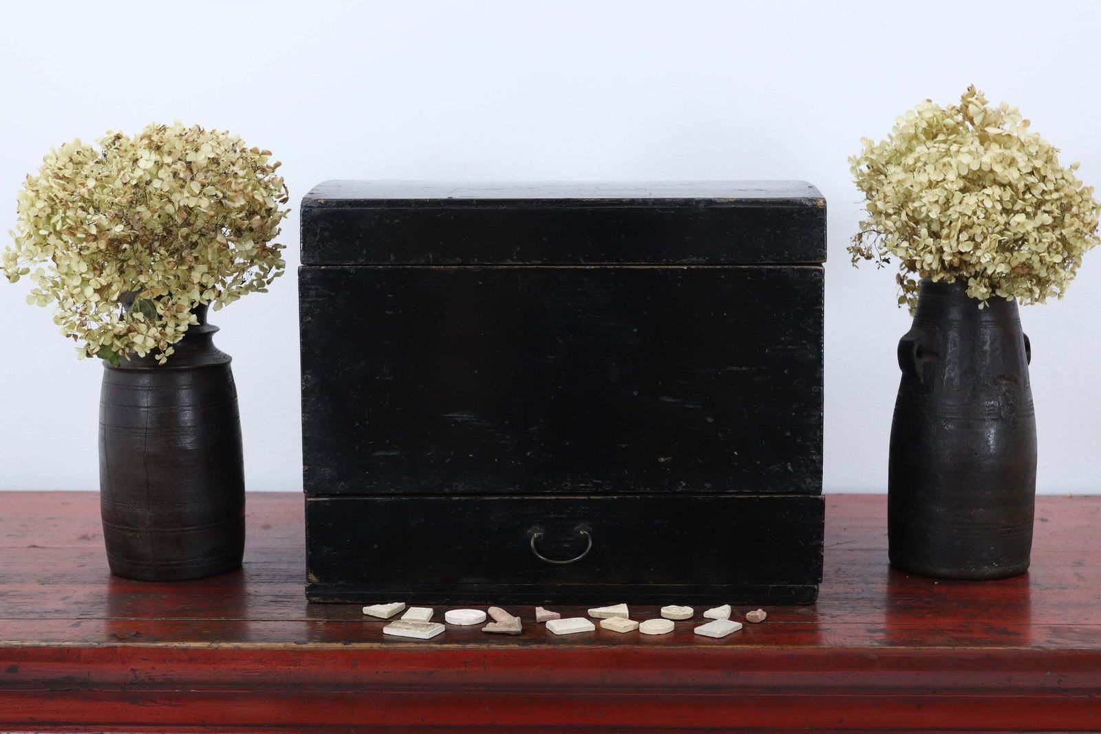 Late 19th Century Meiji Period Japanese Black Lacquered Box