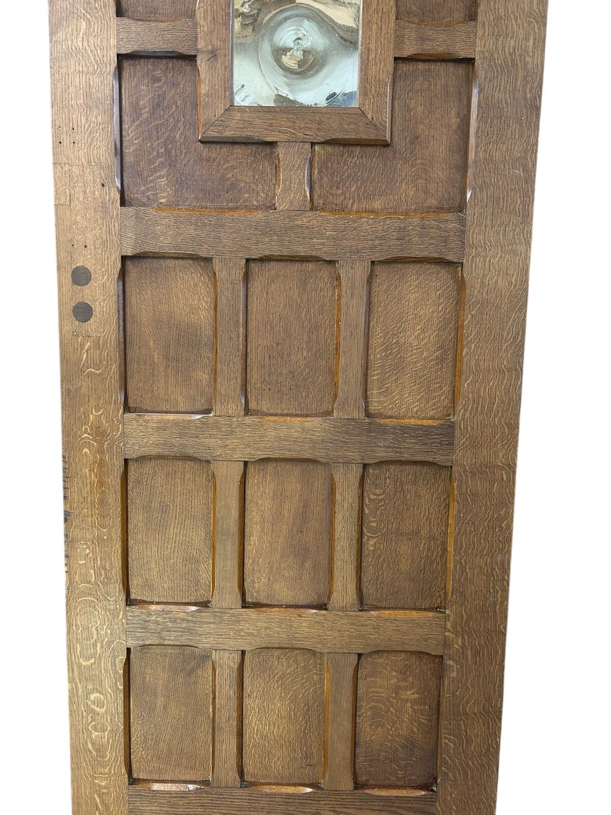 photo for sale Solid Oak Front Door Antique Period Reclaimed Old Hardwood Glass Refurbished