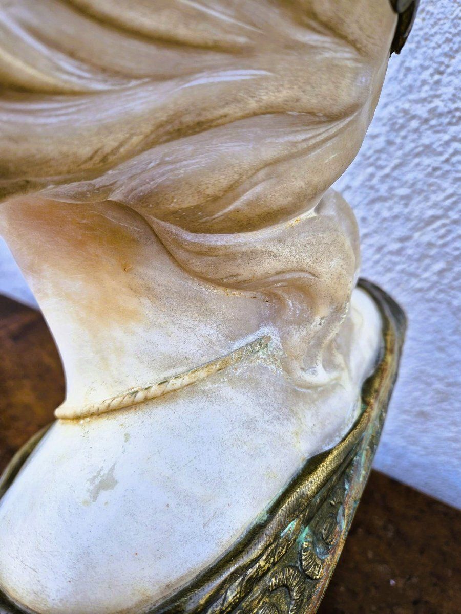 Charny, Bust Of An Oriental Woman In Marble, Late 19th Early 20th Century photo buy