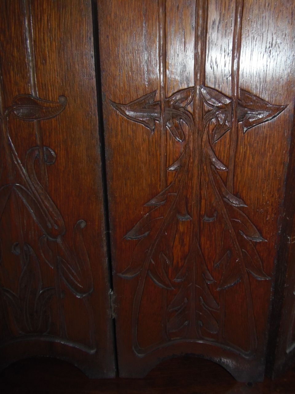 photo buy Arts And Crafts Oak Folding Screen . Arthur Simpson .