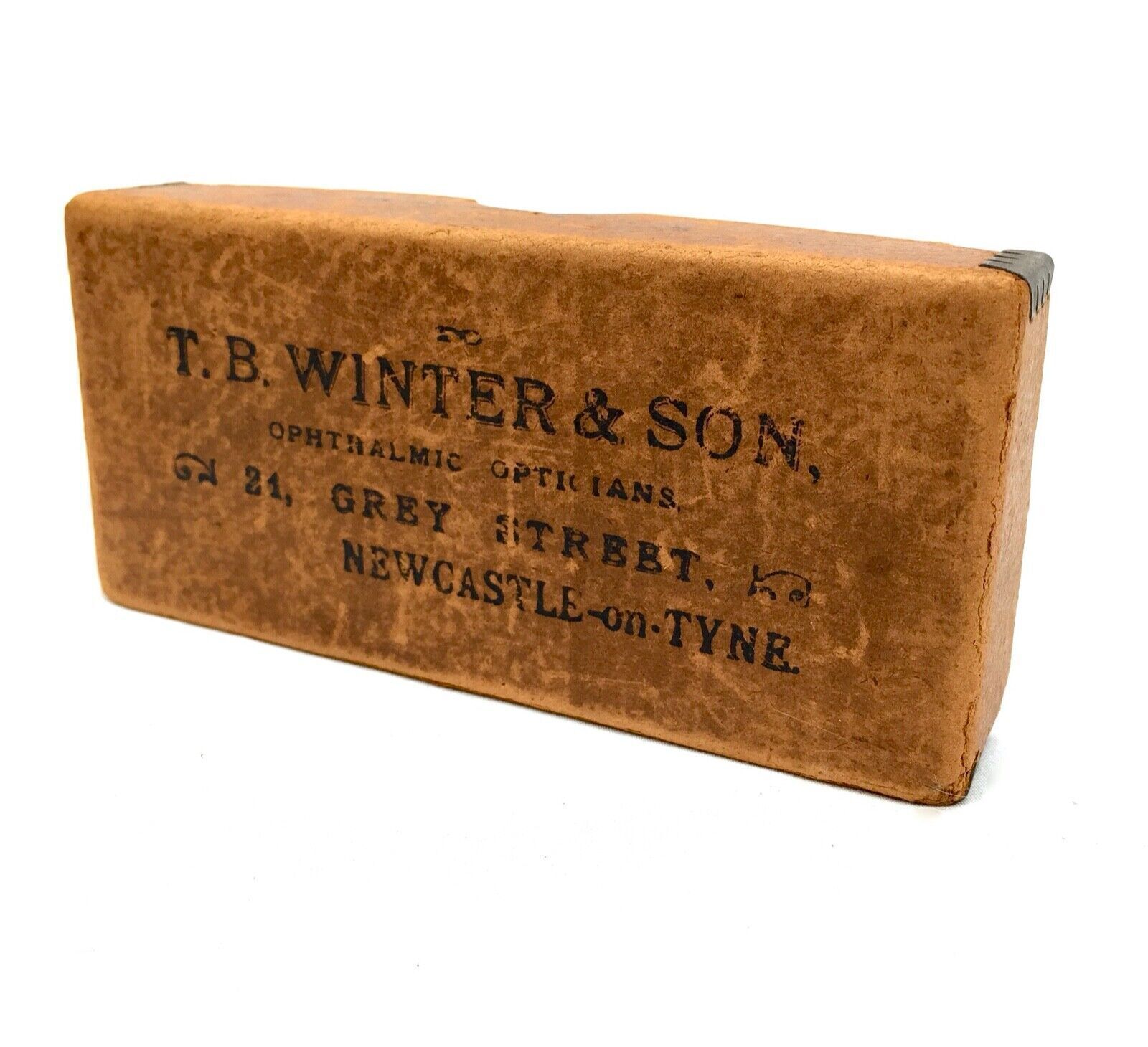Antique Pinz Nez Glasses By T.B Winter Of Newcastle On Tyne / Boxed & Case photo furniture