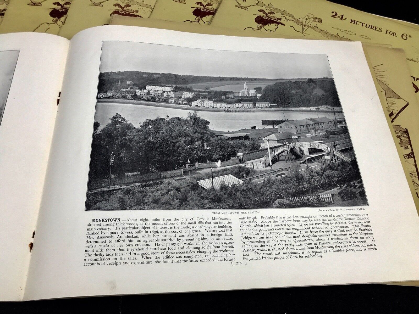 Antique Round The Coast Album Of Pictures Of Great Britain / C1900 George Newnesantique Round The Coast Album Of Pictures Of Great Britain / C1900 Geo photo for sale