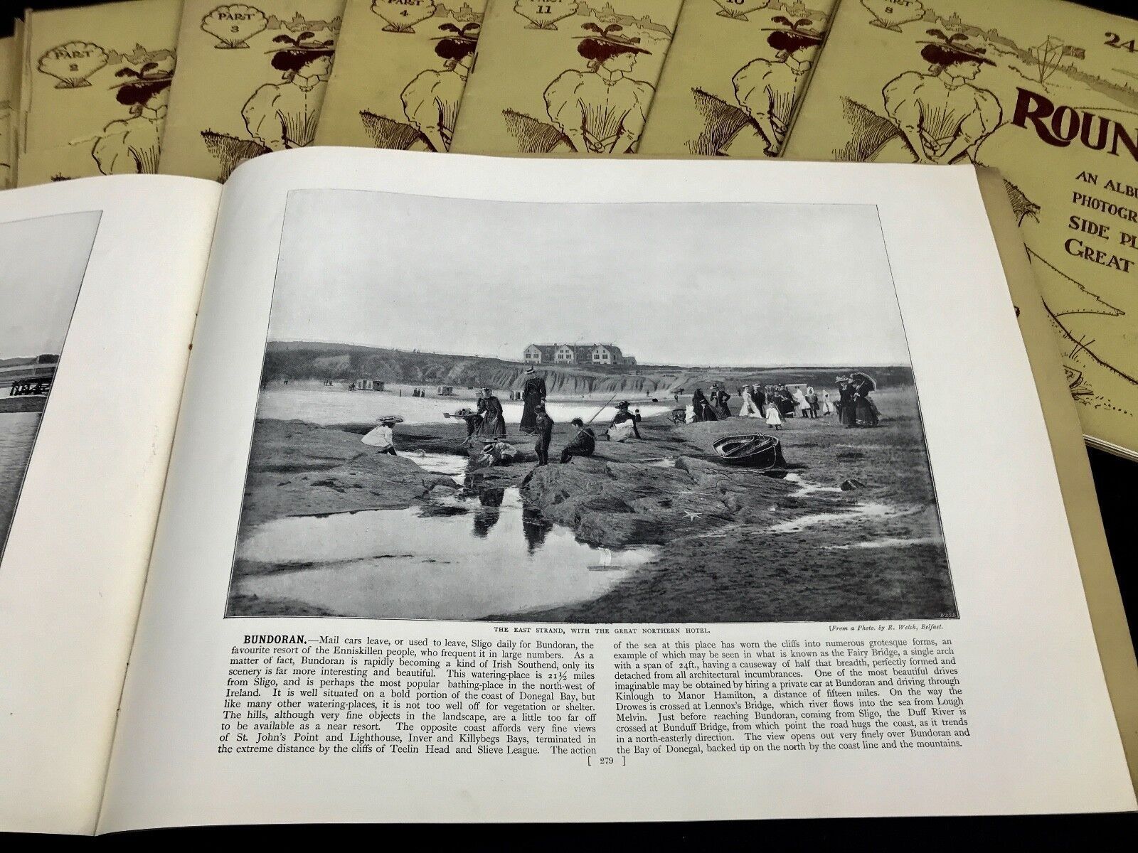 Antique Round The Coast Album Of Pictures Of Great Britain / C1900 George Newnesantique Round The Coast Album Of Pictures Of Great Britain / C1900 Geo photo buy