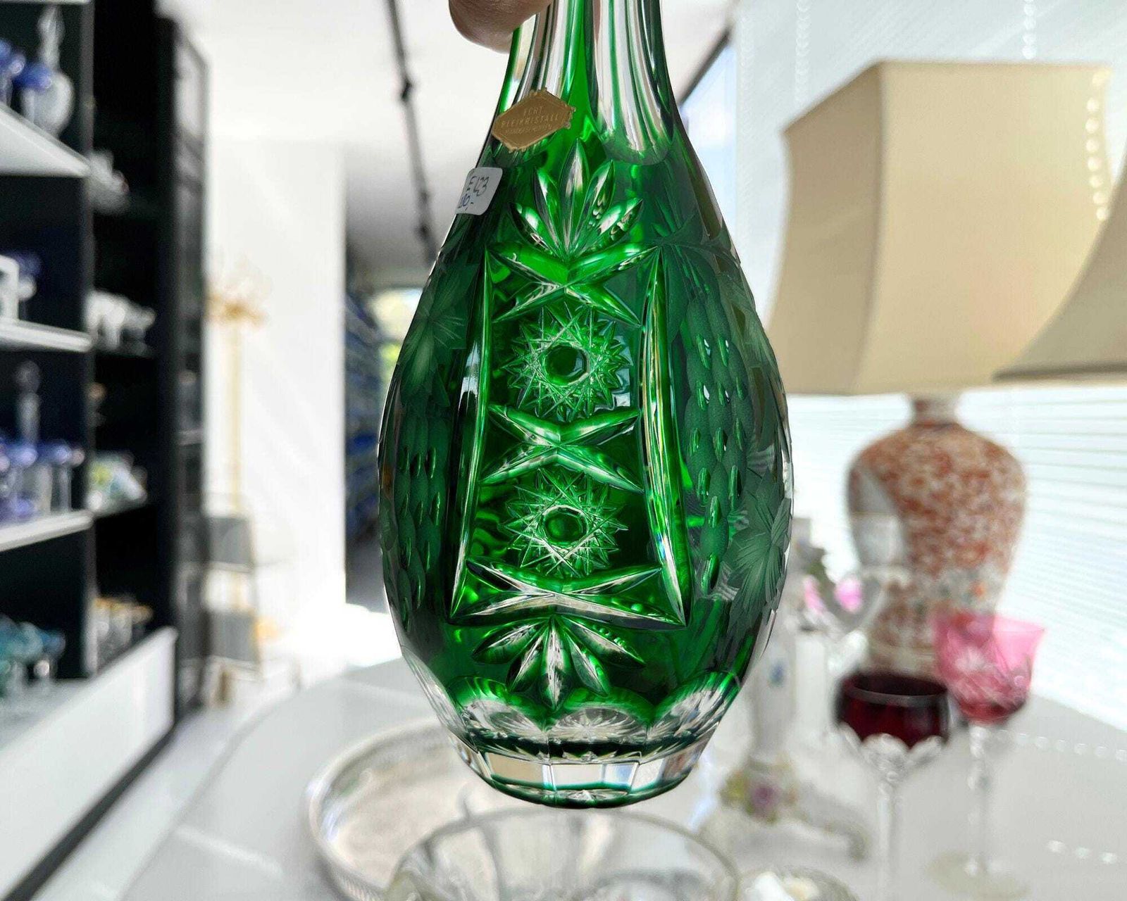 Kristallen Karaf Smaragdgroen | Nachtmann Grapes Traube | 1 Stuk photo Woonaccessoires