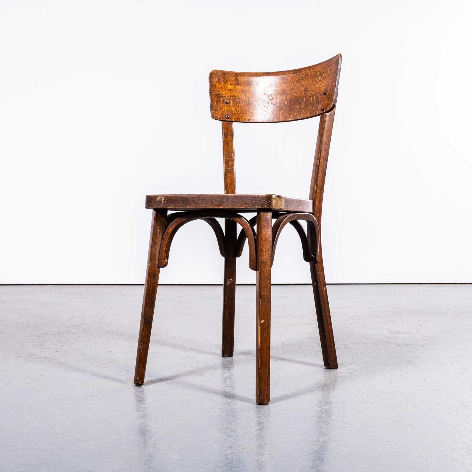 1950’s Dark Shaker Baumann Bentwood Dining Chairs – Set Of Six photo Furniture