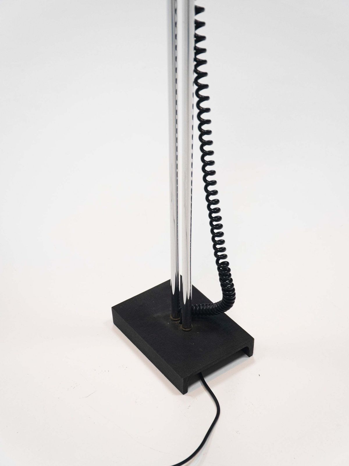 Chromed Metal Floor Lamp From Luci Italia, Italy, 1970s photo Lighting