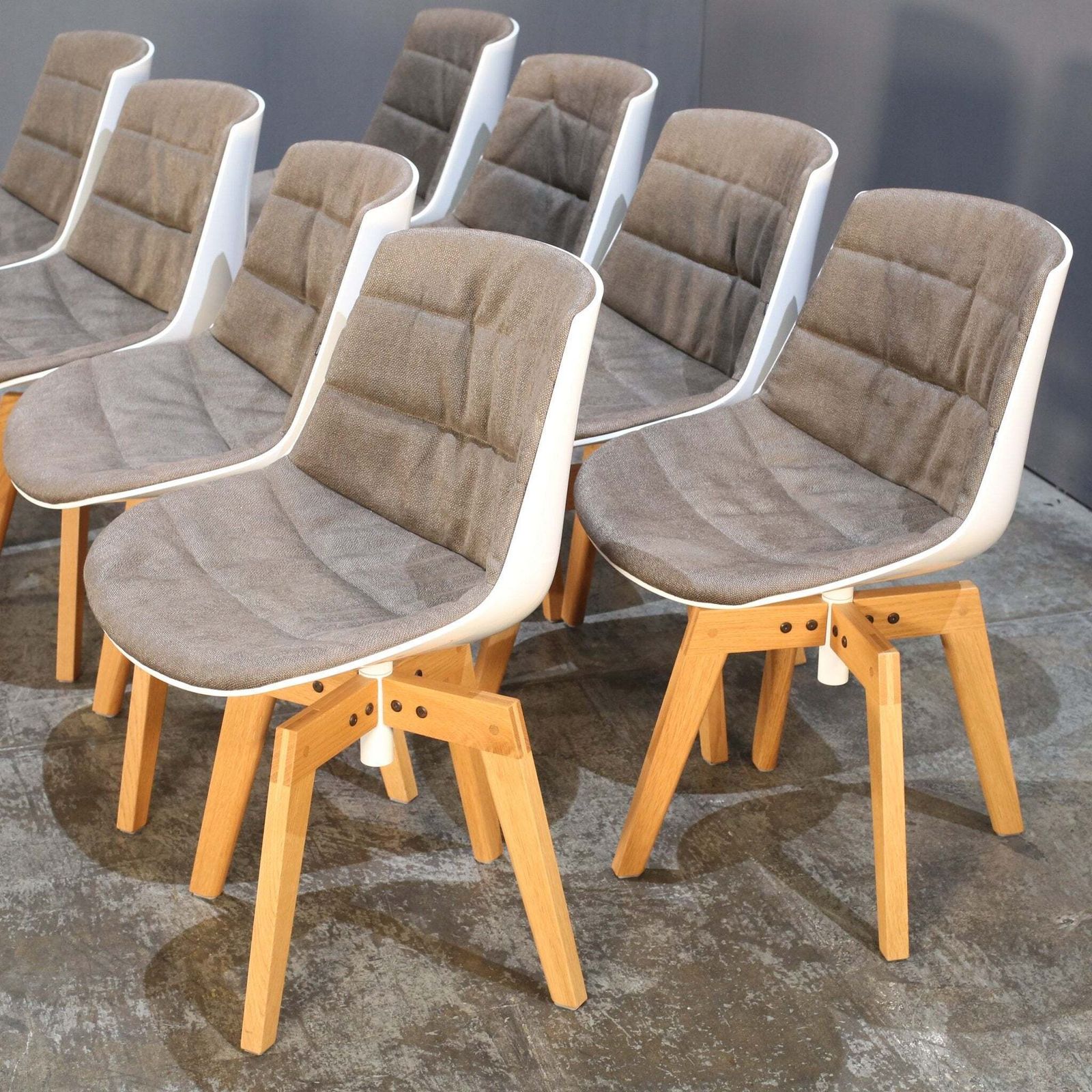 Mdf Italia Flow Chair By Jean Marie Massaud, Set Of Six photo vinterior