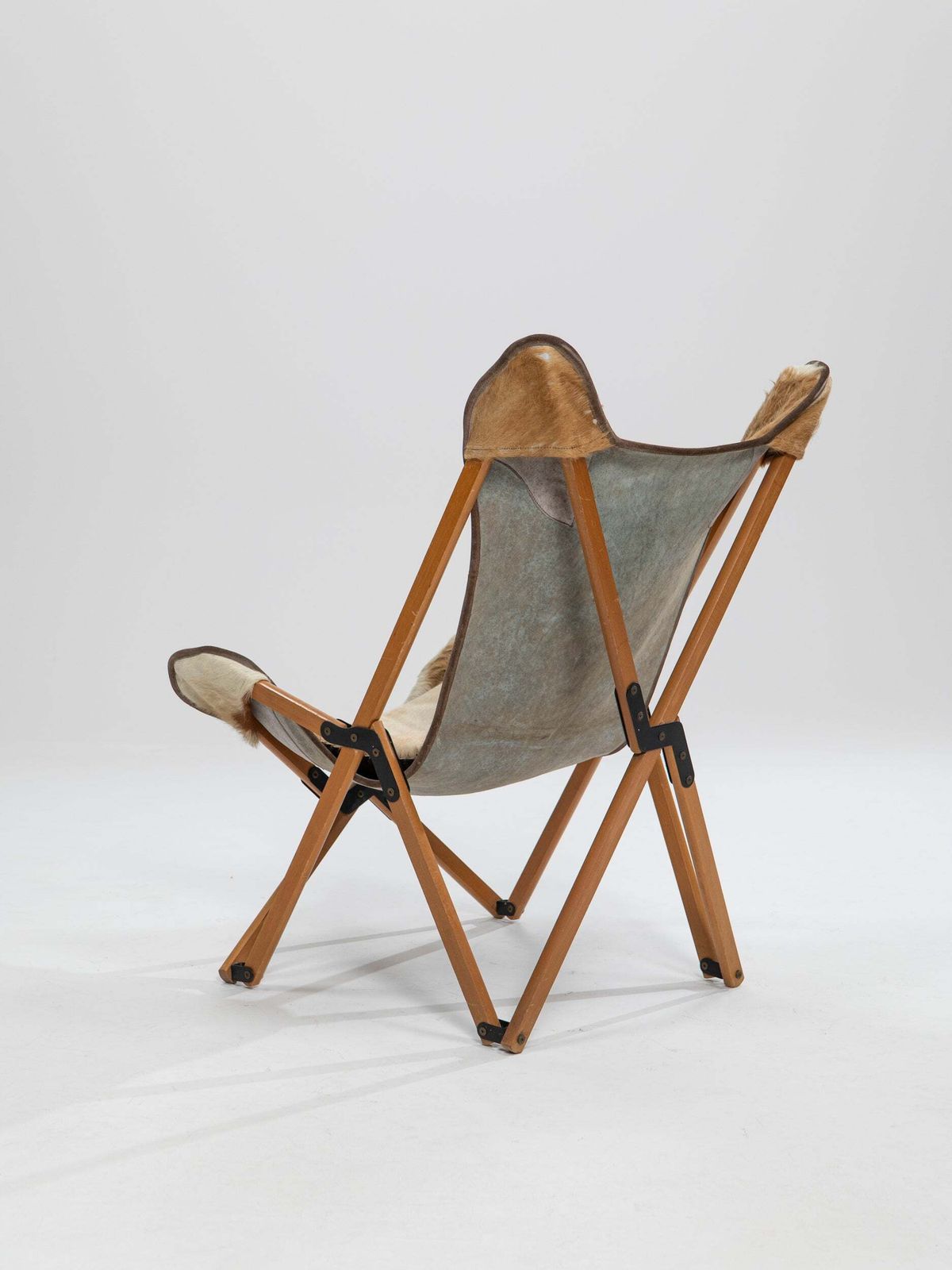 "Tripolina" Foldable Chair By Vittoriano Viganò For Citterio Spa, Italy, 1930s photo Furniture