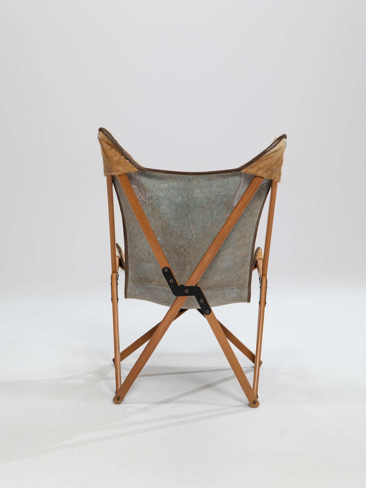 "Tripolina" Foldable Chair By Vittoriano Viganò For Citterio Spa, Italy, 1930s photo 900.0