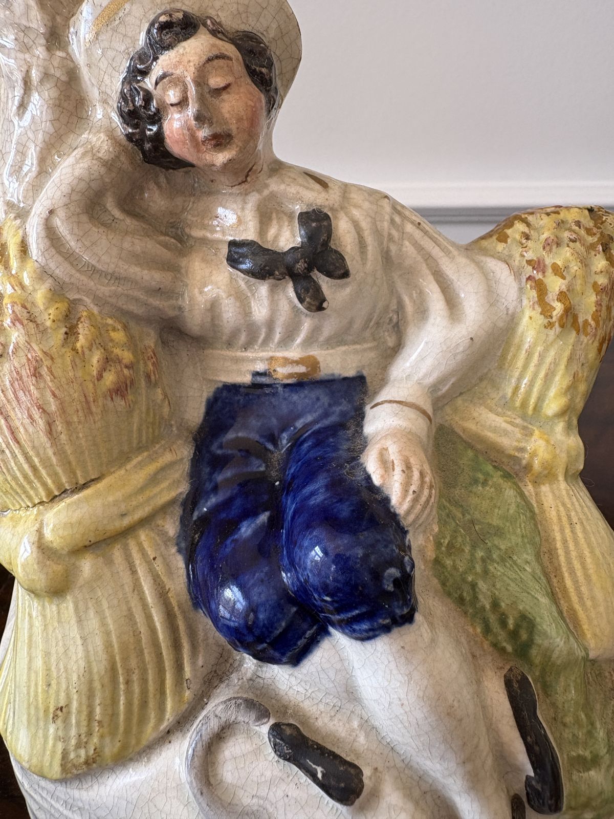 Antique 19th Century Staffordshire Flatback Figure photo for sale