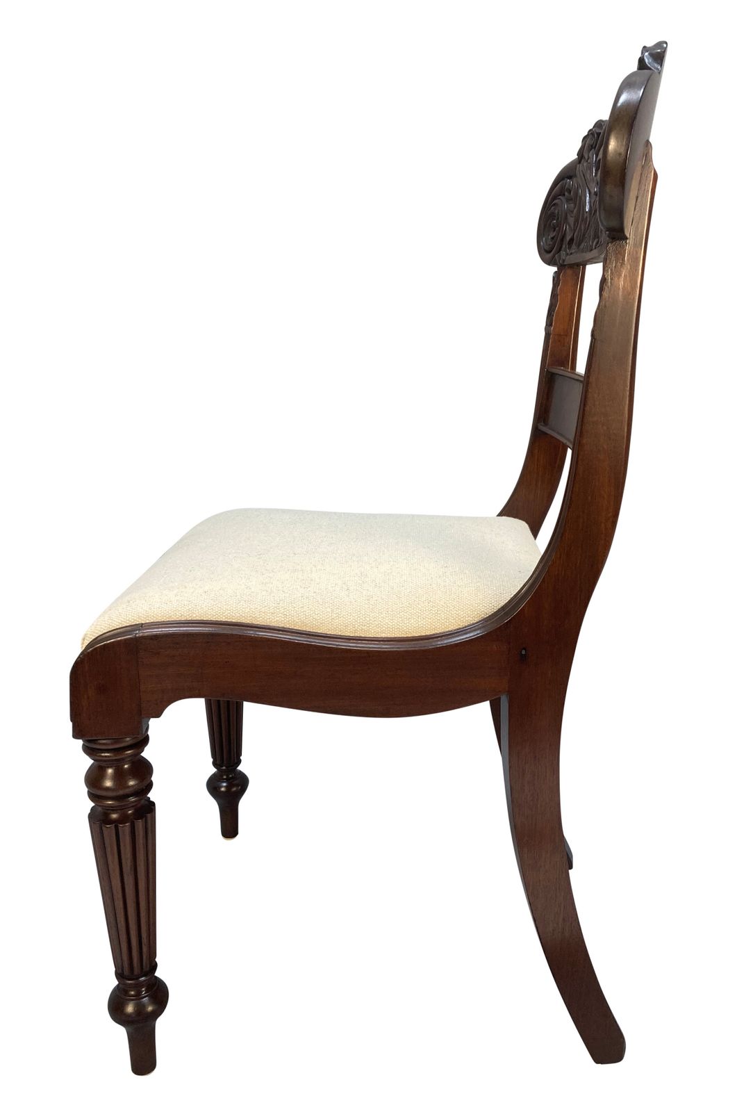 A Set Of Four William IV Anglo Indian Dining Chairs photo Furniture