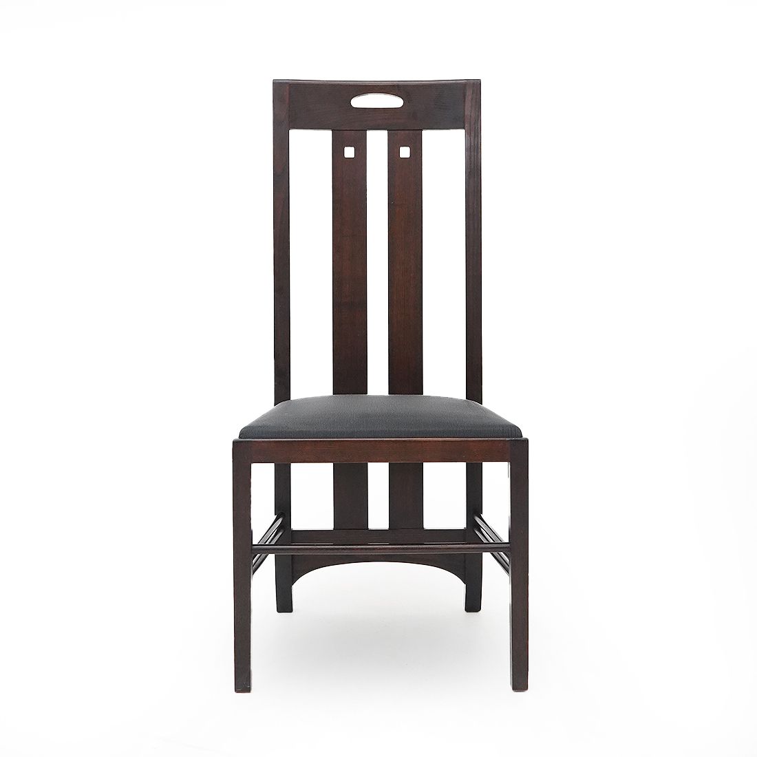 6 ‘Ingram’ Chairs By Charles Rennie Mackintosh For Cassina, 1980s photo vintage