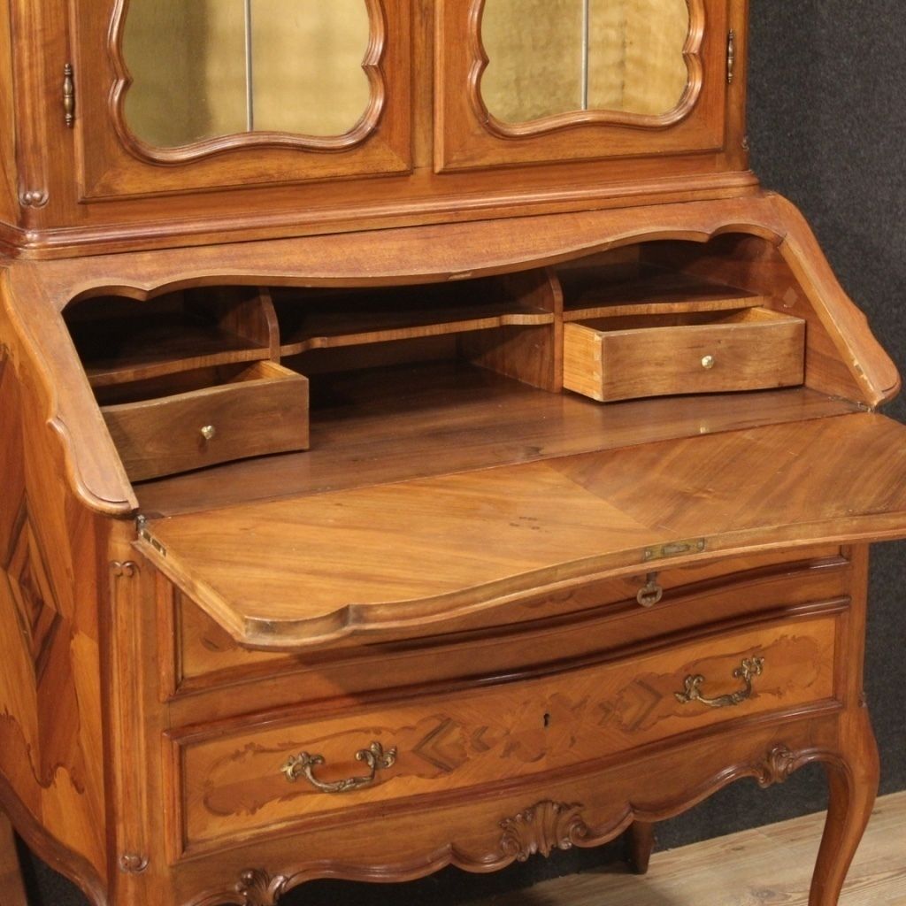 photo for sale Elegant Double Body Display Cabinet Trumeau From The 1950s