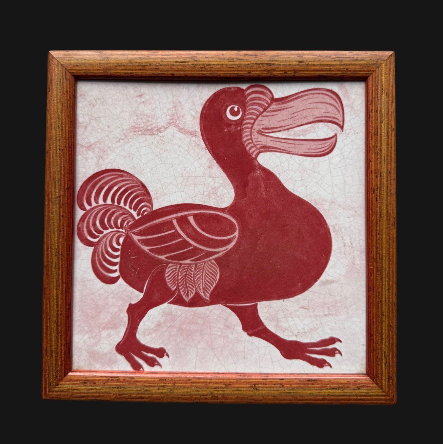William De Morgan Tile, 1800s, Antique