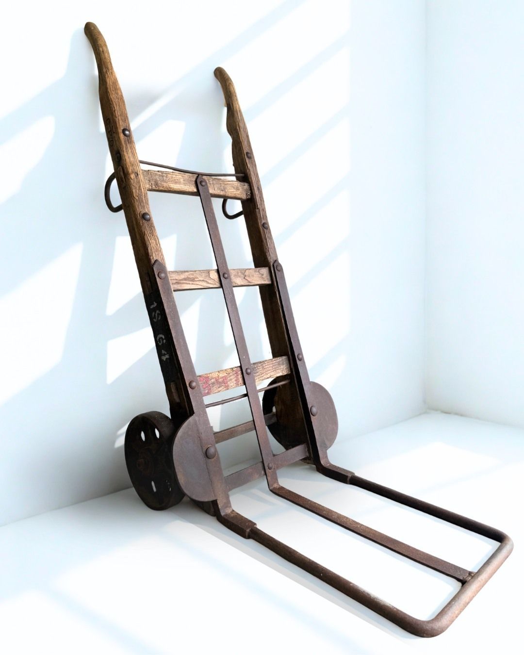 Rare Genuine British Post Office Industrial Sack Barrow Or Truck, Ideal Decor Piece Or Prop, C 1950s