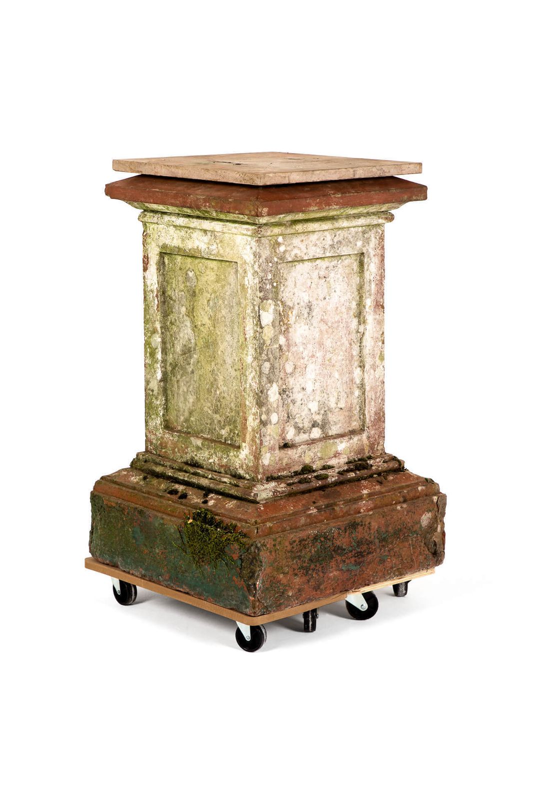 photo furniture Pair Of 19th Century Terracotta Pedestals