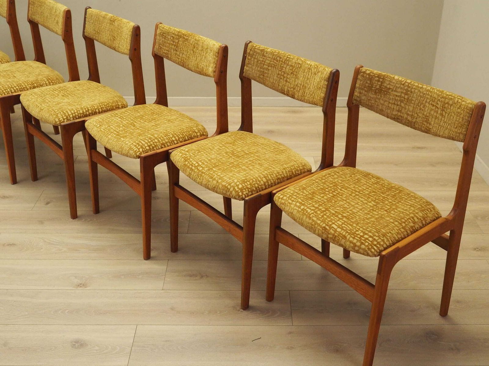 photo furniture Set Of Six Teak Chairs, Danish Design, 1970s, Production: Denmark