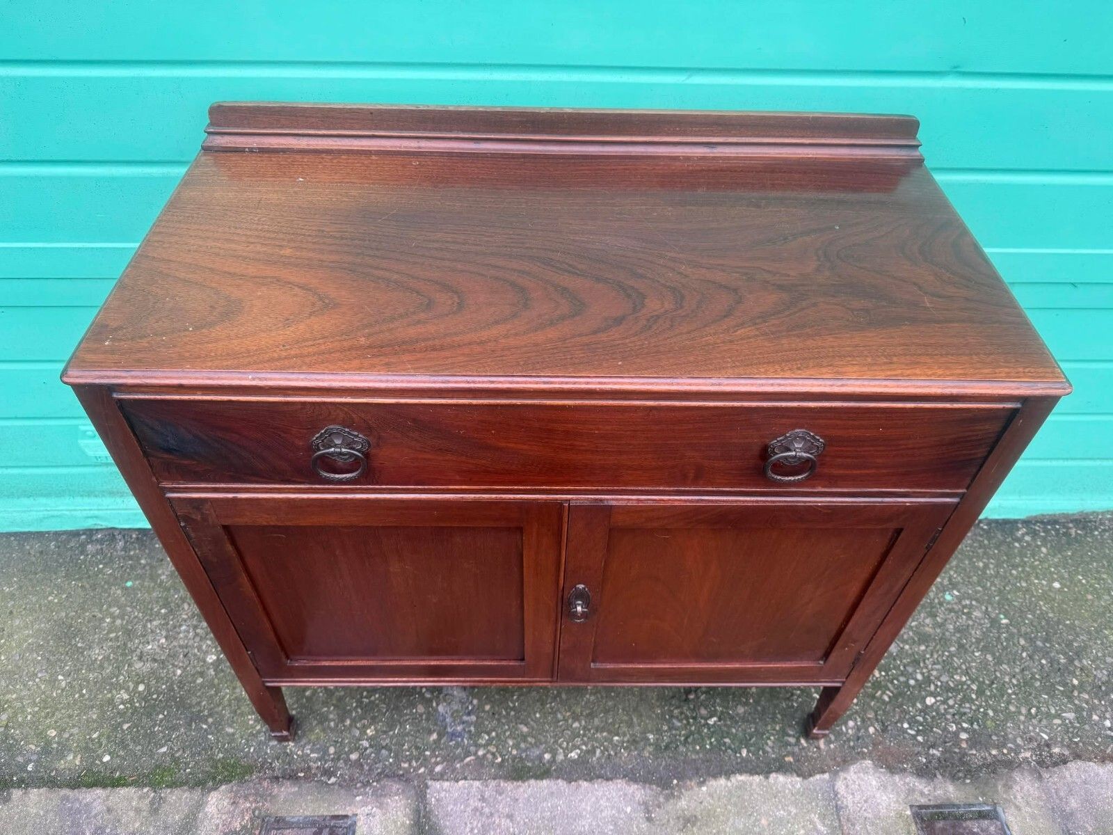 Edwardian Mahogany Sideboard Cupboard Ideal Sink Stand photo Furniture